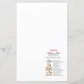 Rosa und Gold Pumpkin Baby Duschgame (Rückseite)