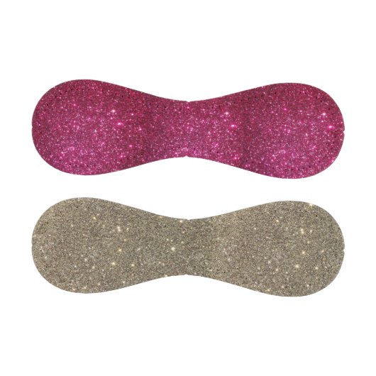 Rosa und Gold Sparkle Girl's Baseball (Paneele)