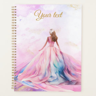 Rosa und Gold Sweet Sixteen Planer
