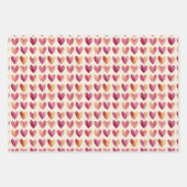 Rosa und Gold Trio Geschenkpapier Set (Vorderseite 2)