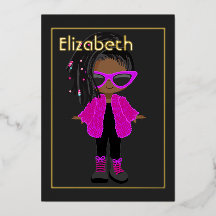 Rosa und goldafrikanischer Geburtstag