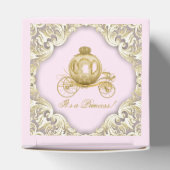 Rosa und Golddrucke Geschenkschachtel (Oben)