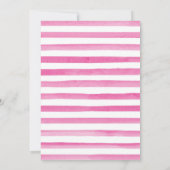 Rosa und goldene Ananas & Flamingo 21. Geburtstag Einladung (Rückseite)