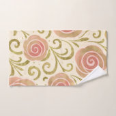 Rosa und goldene Fairy Tale Storybook Princess Ros Badhandtuch Set (Handtuch)