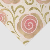 Rosa und goldene Fairy Tale Storybook Princess Ros Seidenpapier (Detail)