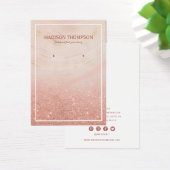 Rosa und goldene Marmorplatte (Schreibtisch)