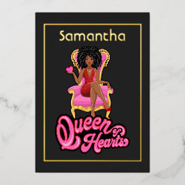 Rosa und goldene Nachmittagsfeier Einladung