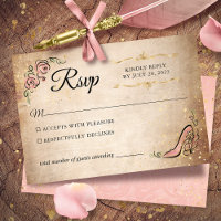 Rosa und goldene Princess Shoe Elegante Hochzeit