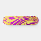 Rosa und goldene Skatpappe Skateboard (Horizontal)