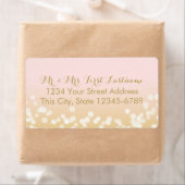 Rosa und goldene Twinkelleuchten (Insitu)