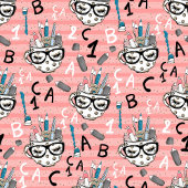 Rosa und goldener Glitzer zurück zur Schuldecke Fleecedecke