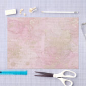 Rosa und goldenes Hintergrundpapier Seidenpapier (Handwerk)