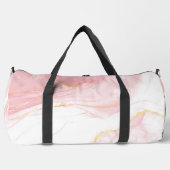Rosa und goldenes Muster Duffle Bag (Vorderseite)