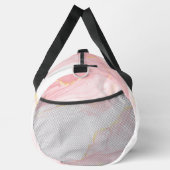 Rosa und goldenes Muster Duffle Bag (Rechts)