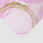 rosa und goldfarbenes Muster Seidenpapier (Detail)