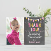 Rosa und Goldgeburtstag danken Ihnen, | Tafel zu Dankeskarte (Stehend Vorderseite)