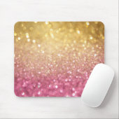 Rosa und GoldGlitterblick Mousepad (Mit Mouse)