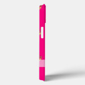 Rosa- und Goldkronenmuster Case-Mate iPhone Hülle (Rückseite / Rechts)