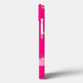 Rosa- und Goldkronenmuster Case-Mate iPhone Hülle (Rückseite / Links)