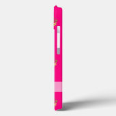 Rosa- und Goldkronenmuster Case-Mate iPhone Hülle (Rückseite / Links)