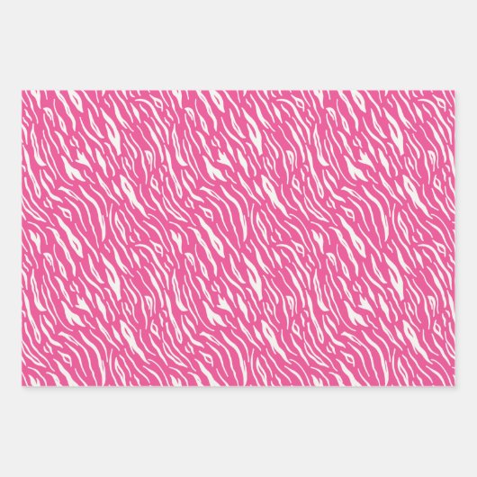 Rosa und Goldleopard Geschenkpapier Set (Vorderseite 2)