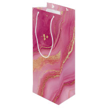 Rosa und Goldmarmor Elegant