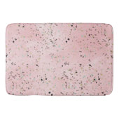 Rosa und Goldmarmor Terrazzo Badematte (Vorderseite)