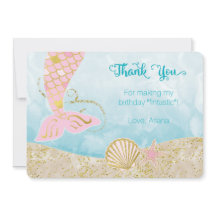 Rosa und Goldmeerjungfrau danken Ihnen zu