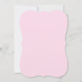 Rosa und Goldprinzessin Einladungen zur Geburtstag (Rückseite)