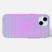 Rosa und Grau auf den Plätzen Case-Mate iPhone Hülle (Rückseite (Horizontal))