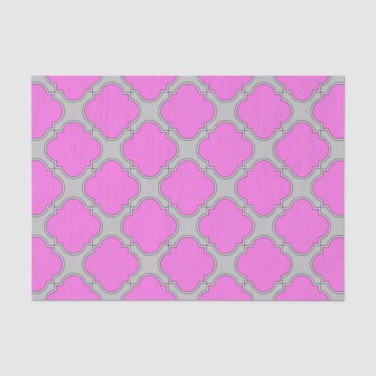 Rosa und grau aus Quatrefolie Seidenpapier (Vorderseite)