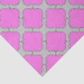 Rosa und grau aus Quatrefolie Seidenpapier (Ausschnitt)