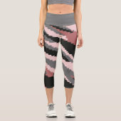 Rosa und grau capri leggings (Vorderseite)
