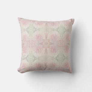 Rosa und grau Country chic Design Kissen