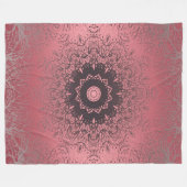 rosa und grau fleecedecke (Vorderseite (Horizontal))