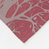 rosa und grau fleecedecke (Ecke)
