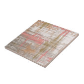 Rosa und Grau Grunge Abstrakt Fliese (Seite)