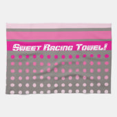 Rosa und Grau Handtuch (Horizontal)