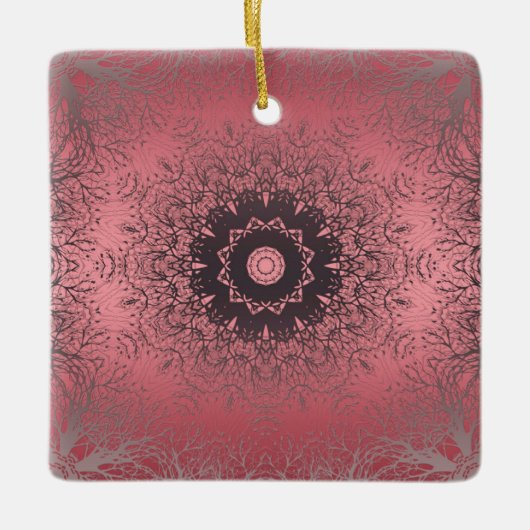 rosa und grau keramikornament (Vorderseite)