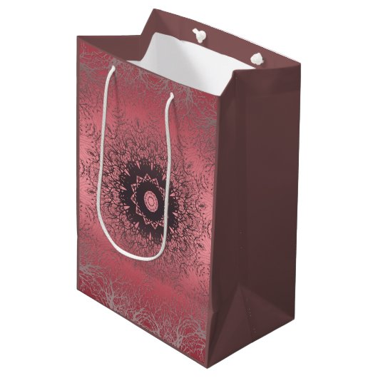 rosa und grau, mittlere geschenktüte (Vorderseite Schrägansicht)