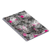 Rosa und Grau Notizblock (Rechte Seite)