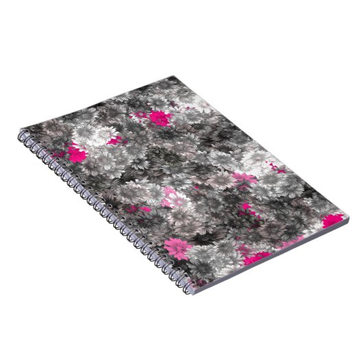 Rosa und Grau Notizblock (Rechte Seite)