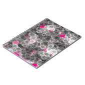 Rosa und Grau Notizblock (Linke Seite)