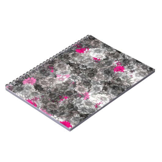 Rosa und Grau Notizblock (Linke Seite)