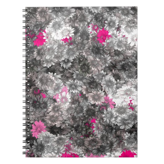 Rosa und Grau Notizblock (Vorderseite)