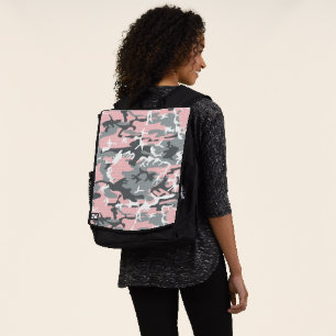 Rosa und Grau Tarnmuster, Militär, Armee Rucksack
