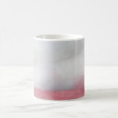 Rosa und Graue Abstrakte Kunstmalerei. Moderne Arp Kaffeetasse (Mittel)