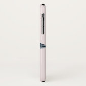 Rosa und graue Blume Klasse Wasserfarbe Case-Mate iPhone Hülle (Hinten/Links)