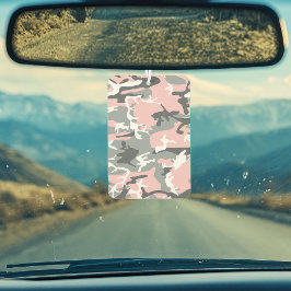 Rosa und graue Camouflage, Militär, Armee Autolufterfrischer