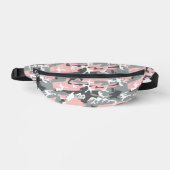 Rosa und graue Camouflage, Militär, Armee Bauchtasche (Vorderseite)